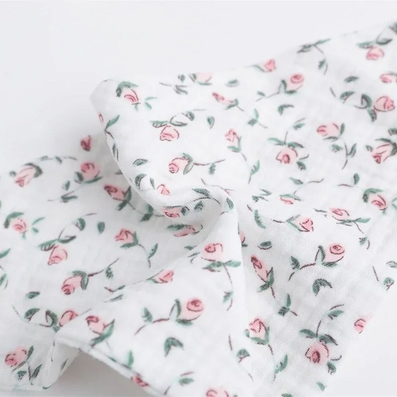 5pcs Baby Saliva Towel Soft Cotton Baby Burp Cloth Kindergarten Handkerchief Newborn Washcloth Nursing Towel