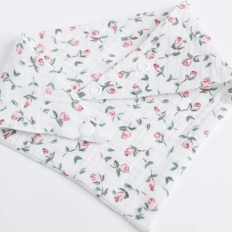 5pcs Baby Saliva Towel Soft Cotton Baby Burp Cloth Kindergarten Handkerchief Newborn Washcloth Nursing Towel