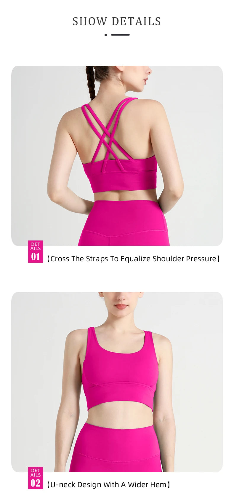 2 Piece Fitness Suit Yoga Clothes Women's Tracksuit Quick Dry Set Breathable Fitness Clothing Sports Bra Leggings Suit