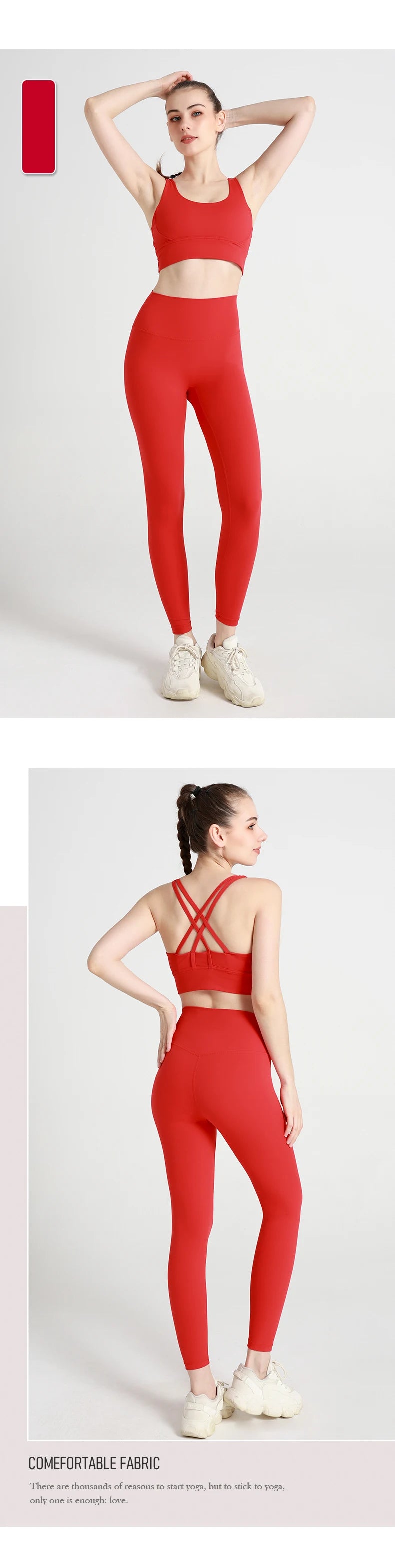 2 Piece Fitness Suit Yoga Clothes Women's Tracksuit Quick Dry Set Breathable Fitness Clothing Sports Bra Leggings Suit