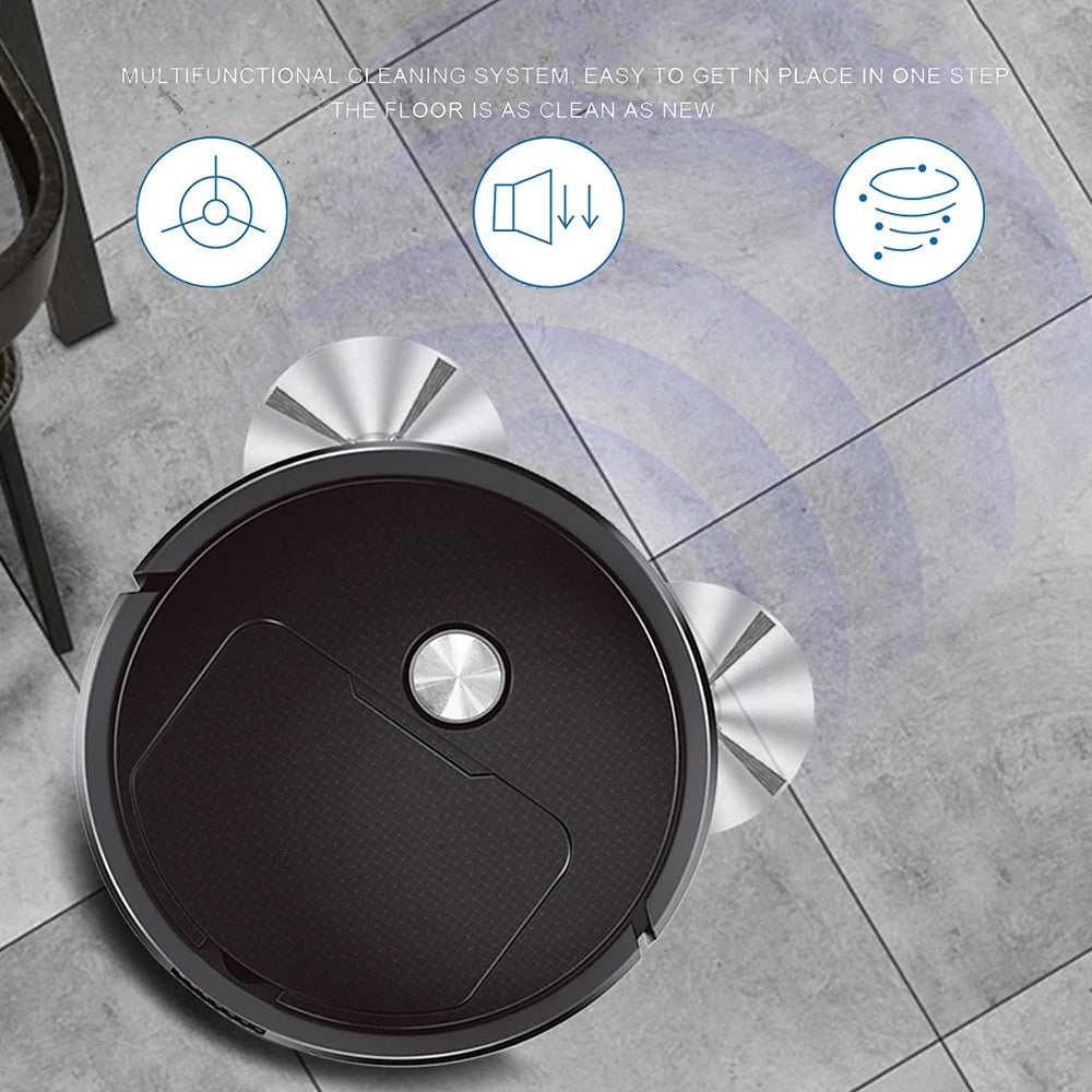 3in1 Smart Sweeping Robot Home Mini Sweeper Sweeping and Vacuuming Wireless Vacuum Cleaner Sweeping Robots For Home Use
